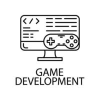 game development vector icon