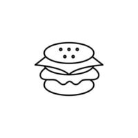 burger vector icon