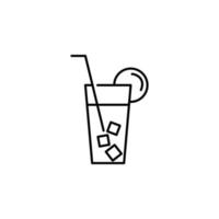 cold drink vector icon