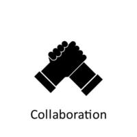 Friendship, collaboration vector icon