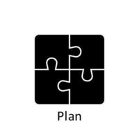 Friendship, plan vector icon