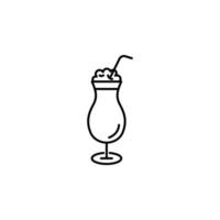 cocktail vector icon