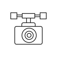 Camera, drone vector icon