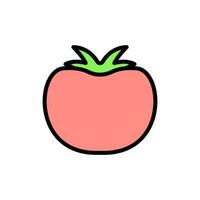 Tomato, vegetable vector icon