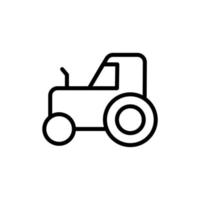 tractor, tecnología vector icono