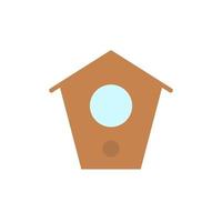 Birdhouse, farm vector icon