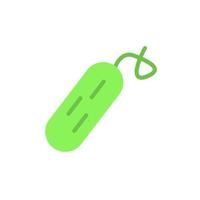 Cucumber, vegetable vector icon