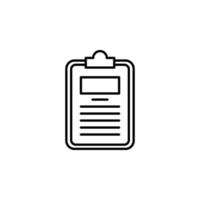 Document, writing vector icon