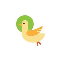 Easter, dove vector icon