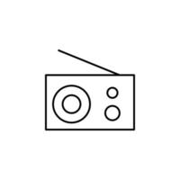 radio vector icon