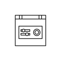 creativity, technology, setting, mixer vector icon