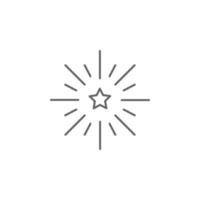 Diwali, star, celebration vector icon