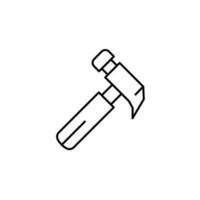 Hammer tool vector icon