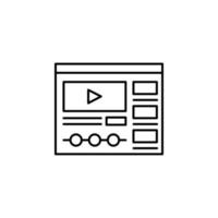 learning, technology, e learning, online vector icon