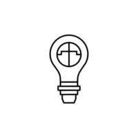 idea, technology, creativity vector icon