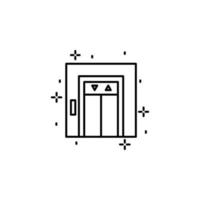 Construction, elevator vector icon