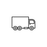 dam truck vector icon