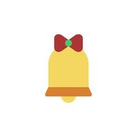 Bells, Christmas 2 colored line vector icon