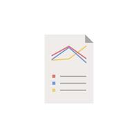 business charts vector icon