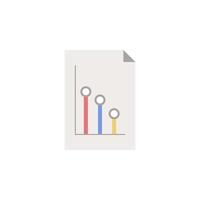 business charts vector icon