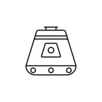 spaceship vector icon