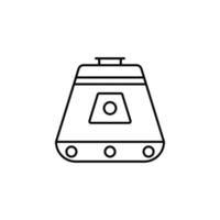 spaceship vector icon