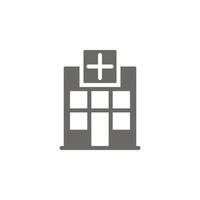 Hospital vector icon