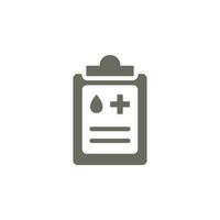 Health report vector icon