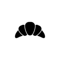 croissant, bakery, cook vector icon