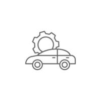 Car, automotive service vector icon