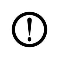 exclamation point vector icon