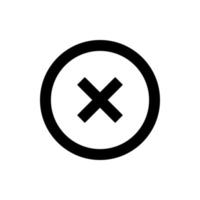 Delete alarm vector icon