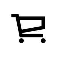 grocery shopping vector icon