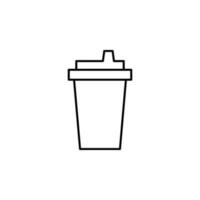 sport, water, drink vector icon