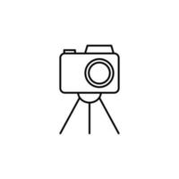 camera stand vector icon