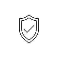 check shield vector icon