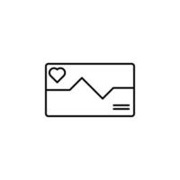 cardiogram vector icon