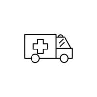 ambulance vector icon