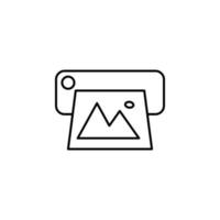 Printer vector icon