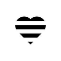 heart flat vector icon