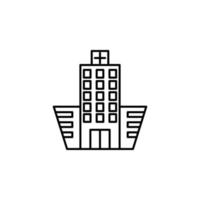 building, clinic, hospital vector icon