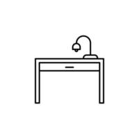 desk vector icon