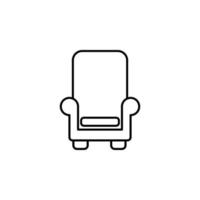 armchair vector icon