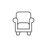 armchair vector icon