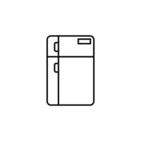 refrigerator vector icon