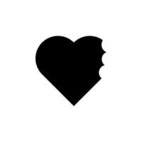 heart flat vector icon