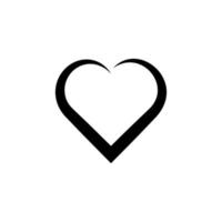 heart hand drawn vector icon