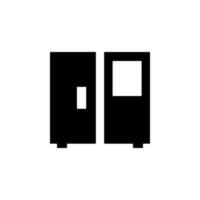 fridge glyph vector icon