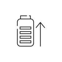 battery charge vector icon