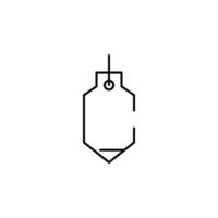 sinker vector icon